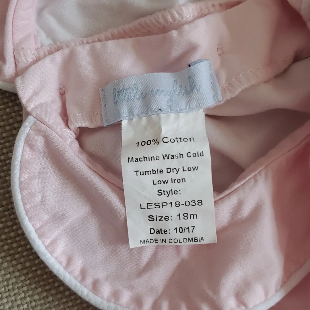 Little English - Light Pink Dress w/ Balloon Stitching | 18M - Picture 5 of 7